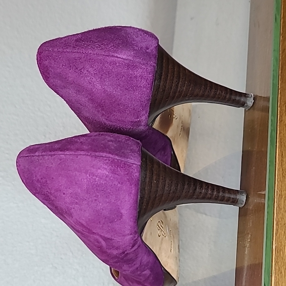 Cole Haan purple suede pumps size 8.5 💜 - Picture 11 of 14